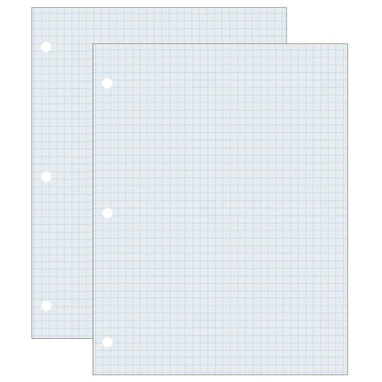 Pacon&#xAE; White 8.5&#x22; x 11&#x22; Graphing Paper, 2 Packs of 500